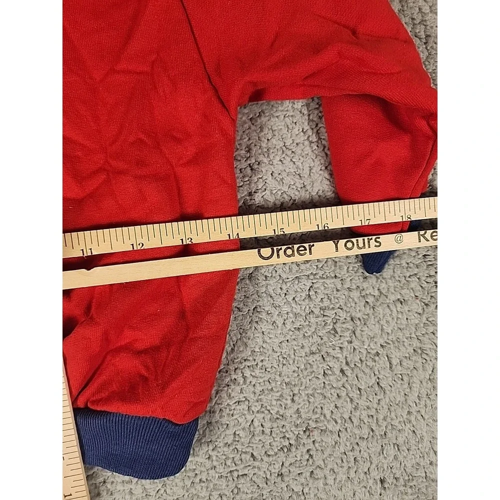 Vintage OshKosh B'gosh Red Sheep Applique Sweatshirt 4T Made in USA NWT